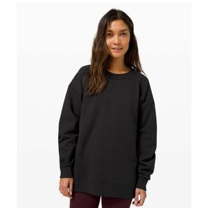 Lululemon Black Oversized Crew